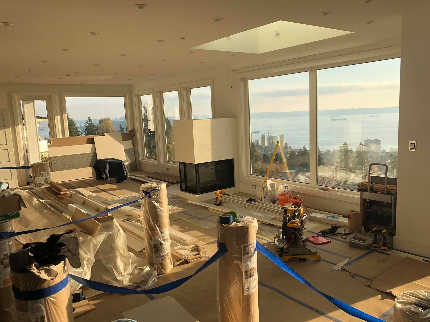 House Construction Interiors from a Single family homes project near Vancouver (Greater Vancouver) by Nicons Enterprises LTD.