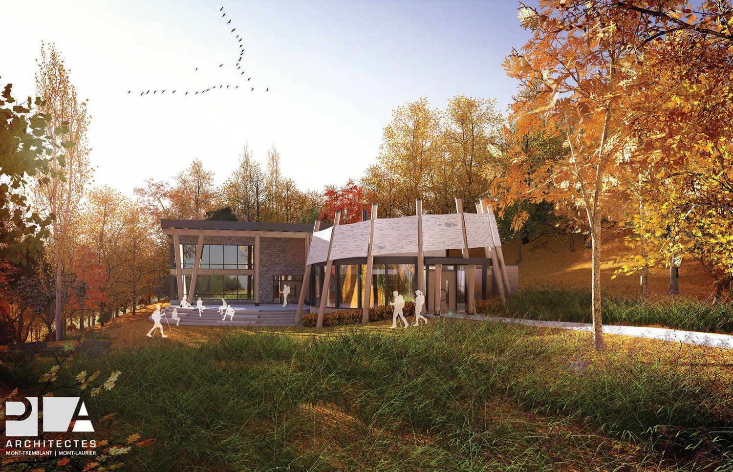 3D Rendering from a Energy modelings project near Saint-Jerome (Laurentides) by ALTE Coop