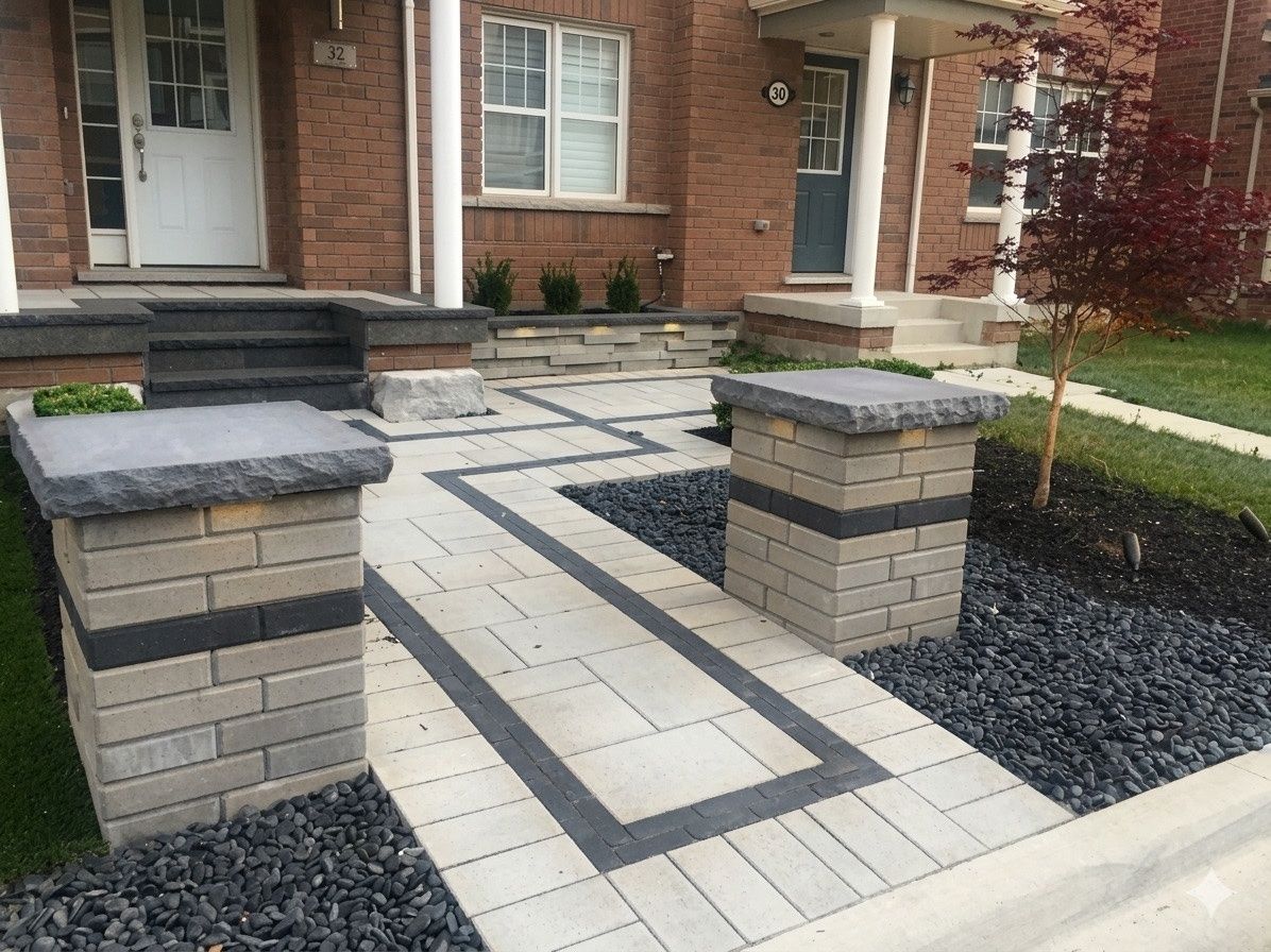  de un proyecto de tipo Paisajismo cerca de Toronto (Área metropolitana de Toronto) por Pinnacle Stone And Design