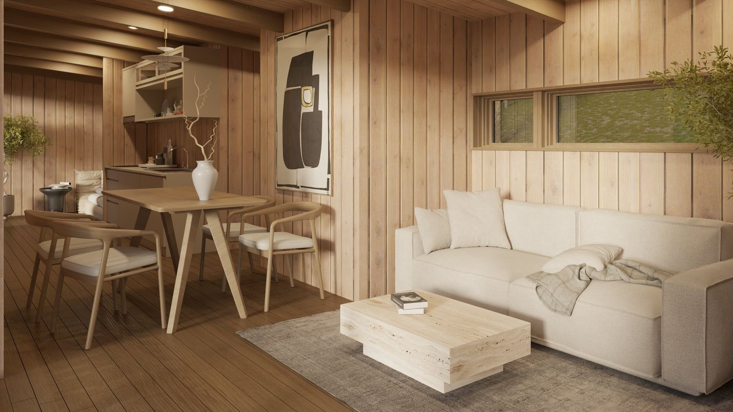 Renderizado en 3D de un proyecto de tipo Casas Prefabricadas y modulares cerca de Ciudad de Quebec - Lévis por PakVille