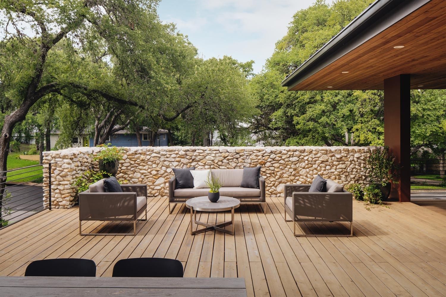 Terraza y balcón de un proyecto de tipo Viviendas unifamiliares cerca de Austin por Clark Richardson Architects
