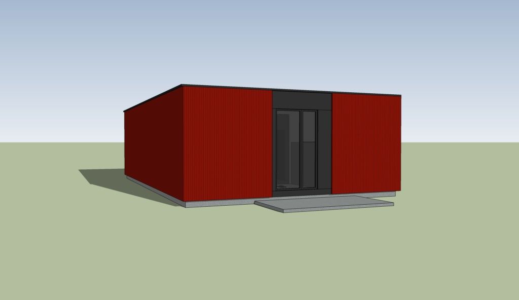 Renderizado en 3D de un proyecto de tipo Granjas urbanas cerca de Sherbrooke (Estrie) por ALTE Coop
