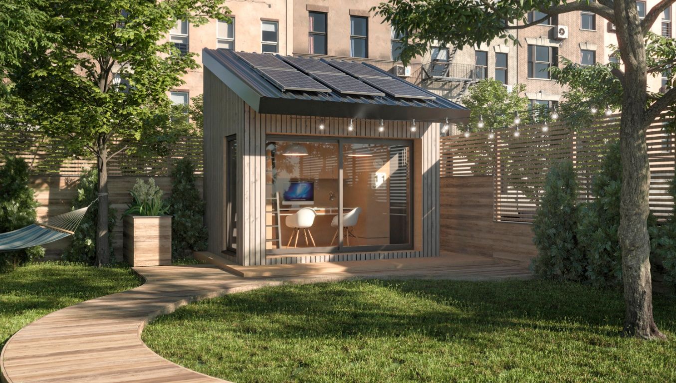 Rendu 3D d'un projet de Unités d'habitation accessoires (UHA) près de San Francisco Bay de CABN