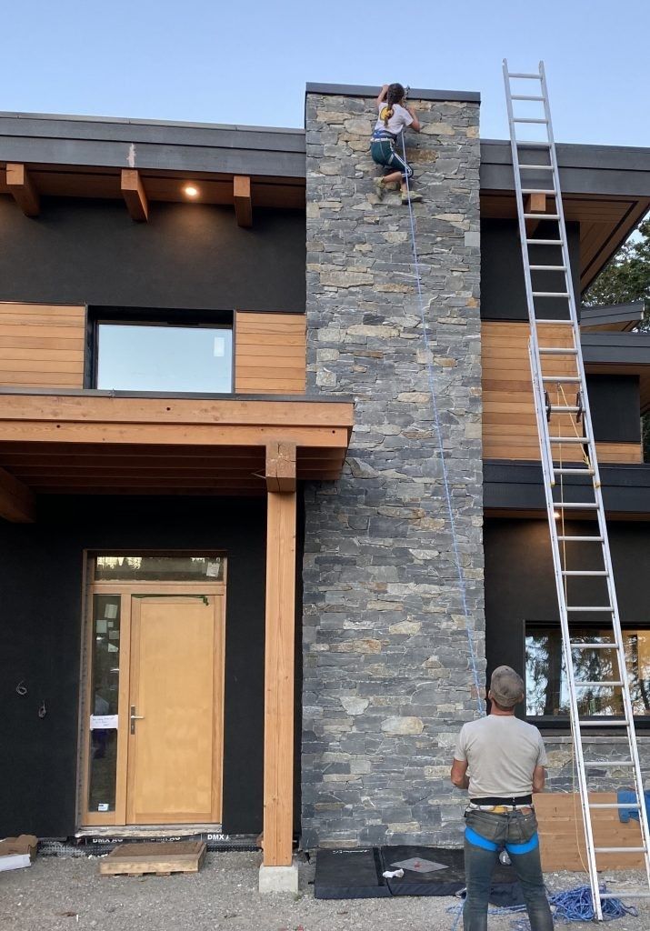 House Construction Exteriors from a Single family homes project near Nanaimo by Bernhardt Contracting Ltd
