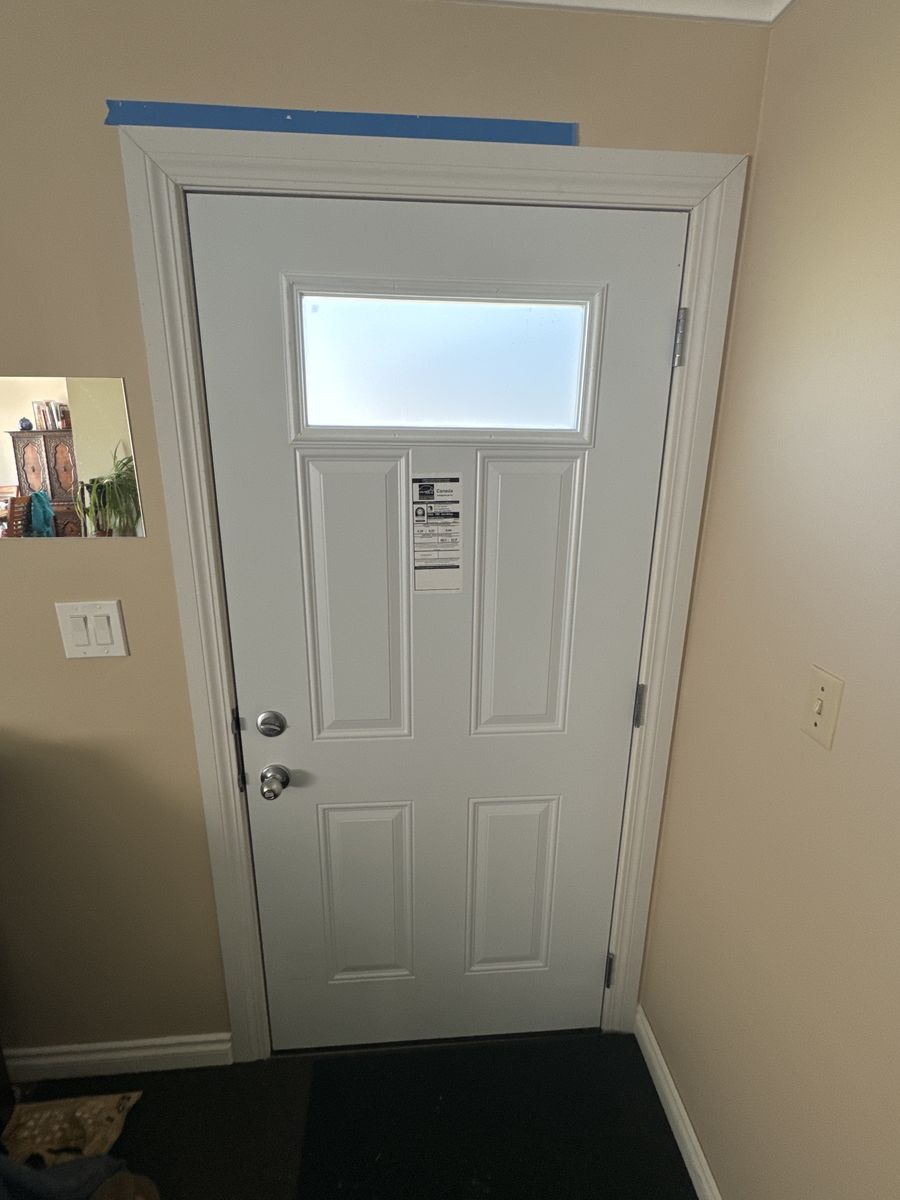 House Construction Interiors from a Energy Audit project near Edmonton by Green Think Inc