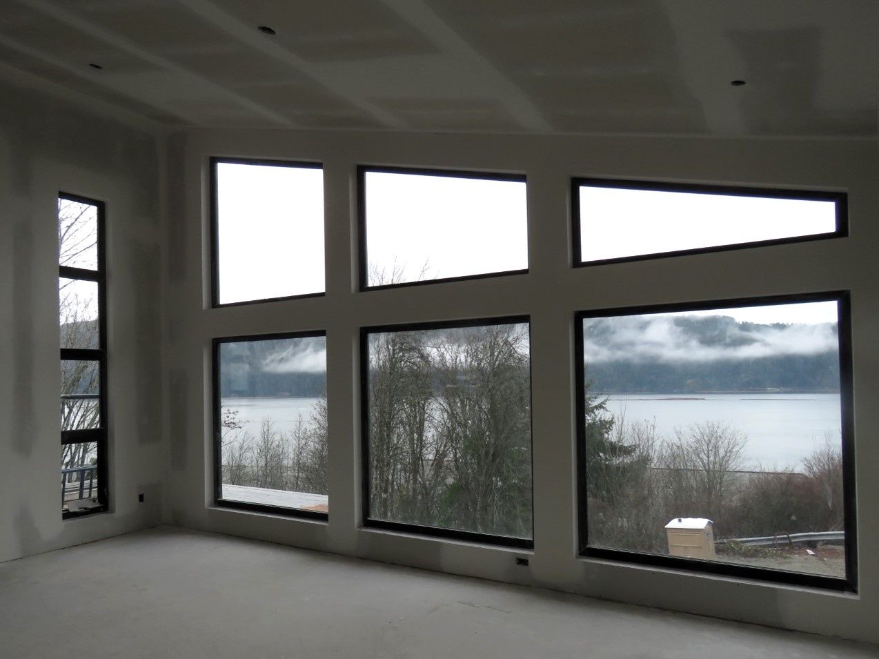 House Construction Interiors from a Prefab and Modular Houses project near Vancouver (Greater Vancouver) by Pacific Building Systems