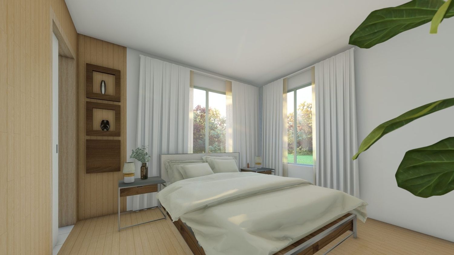 3D Rendering from a Accessory Dwelling Units (ADUs) project near San Diego by California Modulars