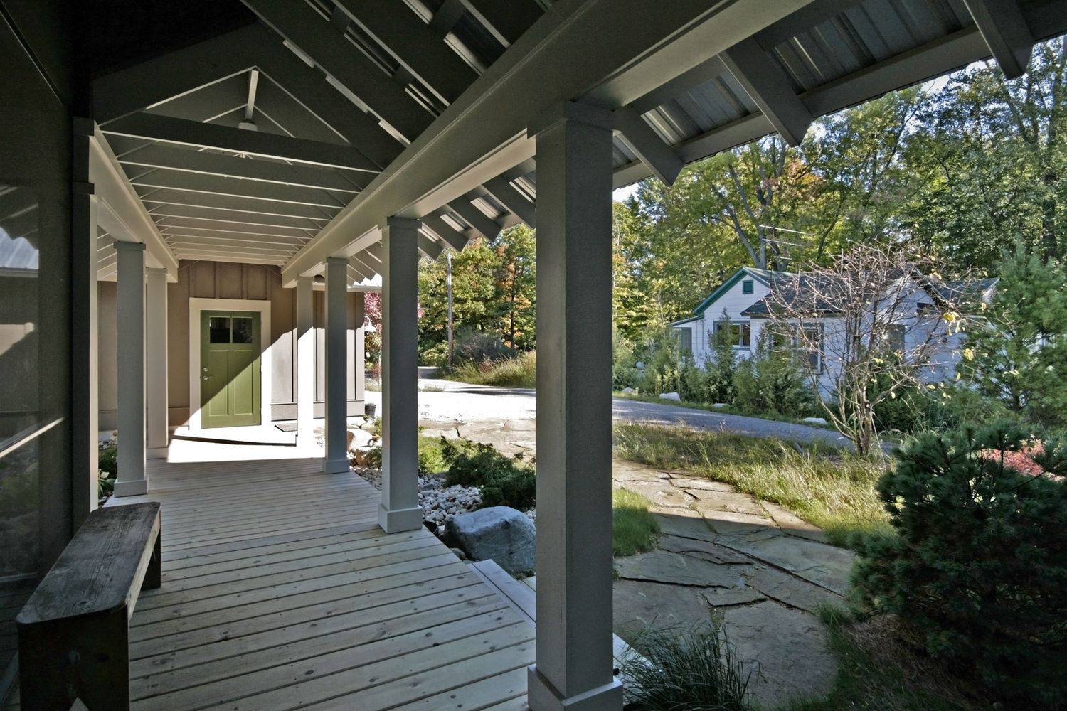 Terrasse et balcon d'un projet de Aménagement du territoire rural et régional près de Grand Rapids de Image Design, LLC