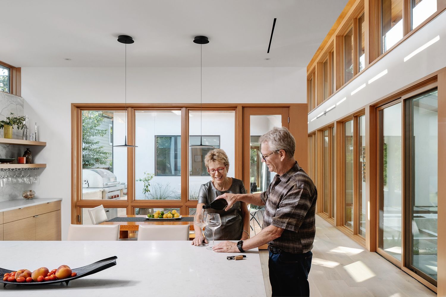 Cuisine d'un projet de Maisons unifamiliales près de Austin de Clark Richardson Architects