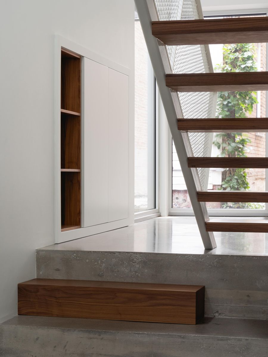 Entry Hall from a Single family homes project near Montreal (Greater Montreal) by Paul Bernier Architecte