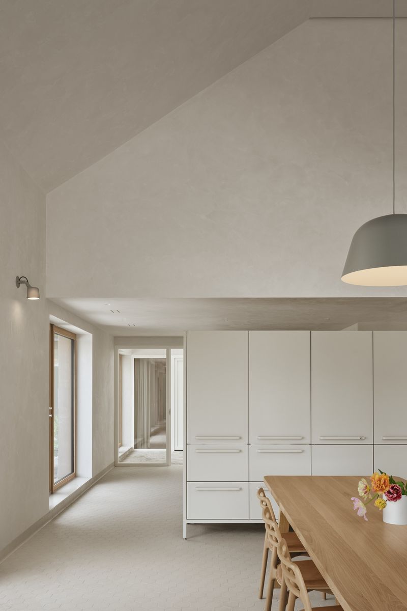 Dining Room from a Single family homes project near Granby - Bromont - Cowansville by Atelier L'Abri