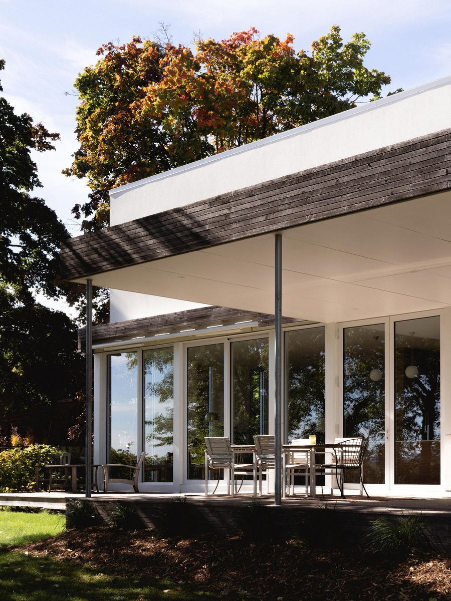 Patio & Pergola from a Single family homes project near Montreal (Greater Montreal) by Paul Bernier Architecte