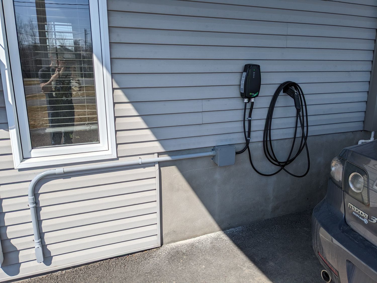 Instalaciones mecánicas de un proyecto de tipo Estación de carga para vehículos eléctricos cerca de Granby - Bromont - Cowansville por Électrem Énergie INC