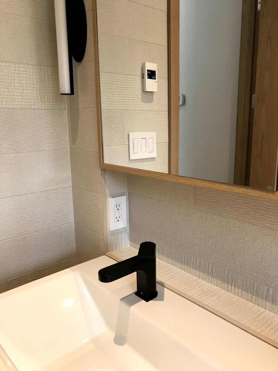 Bathroom from a Home extensions project near Sherbrooke (Estrie) by Ann