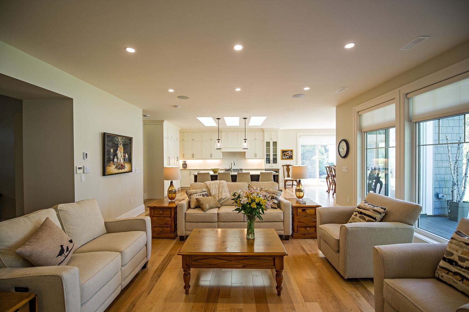 Living Room from a Prefab and Modular Houses project near Halifax by Sawlor Built Homes