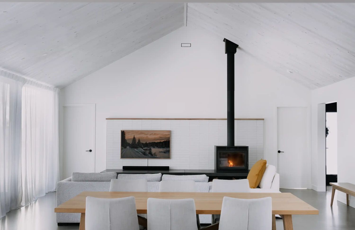 Dining Room from a Single family homes project near Saint-Jerome (Laurentides) by Sarrazin Construction