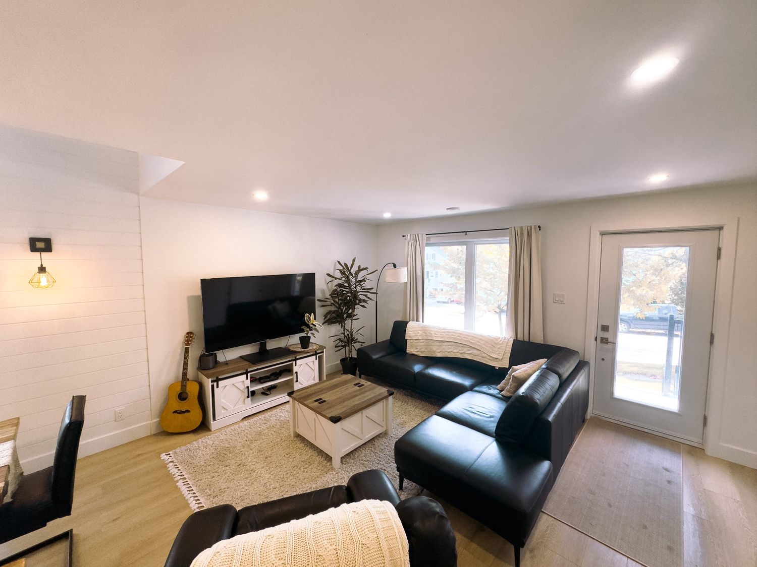 Living Room from a Multi-family and high-rise Buildings project near Quebec City - Levis by Groupe Habitech