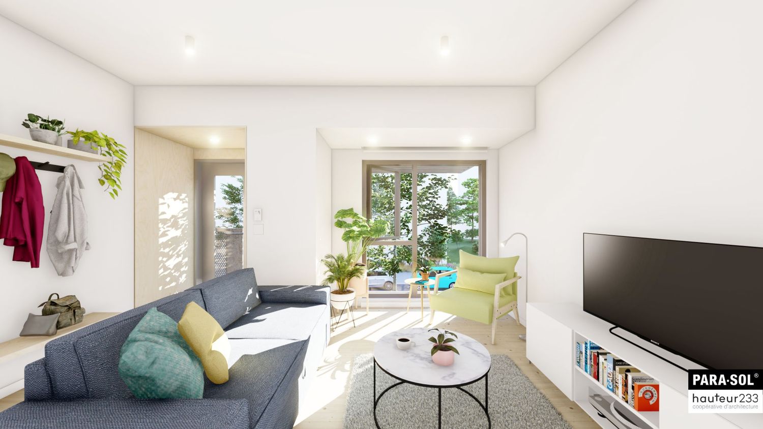 3D Rendering from a Multi-family and high-rise Buildings project near Montreal (Greater Montreal) by PARA-SOL