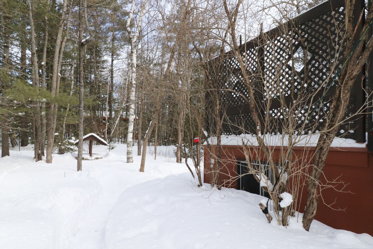 Backyard from a Single family homes project near Sherbrooke (Estrie) by Claire Derome • courtière en immobilier résidentiel
