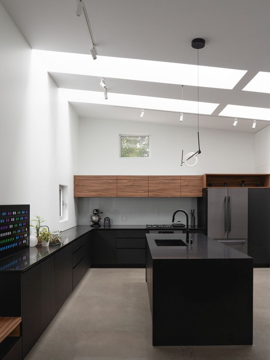 Kitchen from a Single family homes project near Montreal (Greater Montreal) by Paul Bernier Architecte