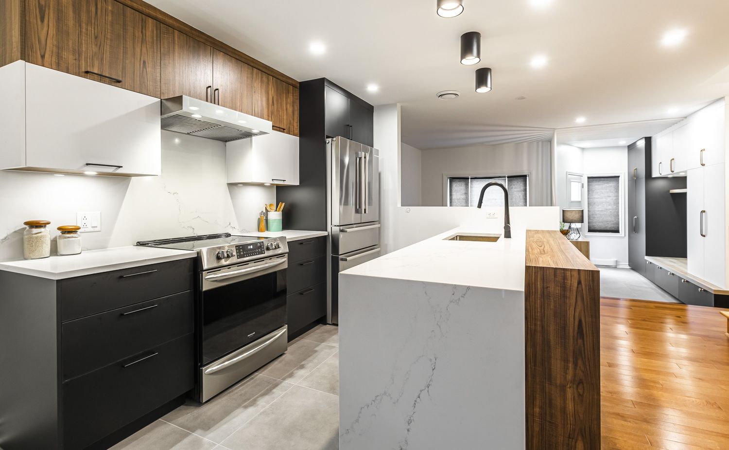 Kitchen from a Single family homes project near Montreal (Greater Montreal) by Mara Design