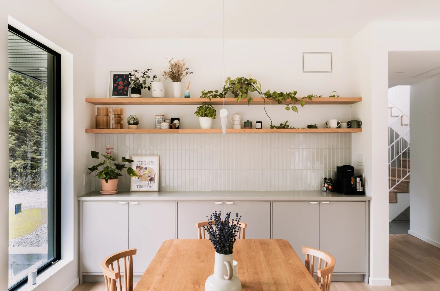 Dining Room from a Single family homes project near Saint-Jerome (Laurentides) by Sarrazin Construction