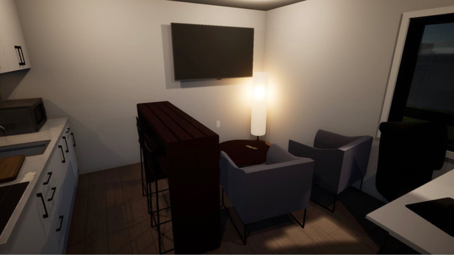 3D Rendering from a Tiny Houses project near Barrie by Pacd Homes