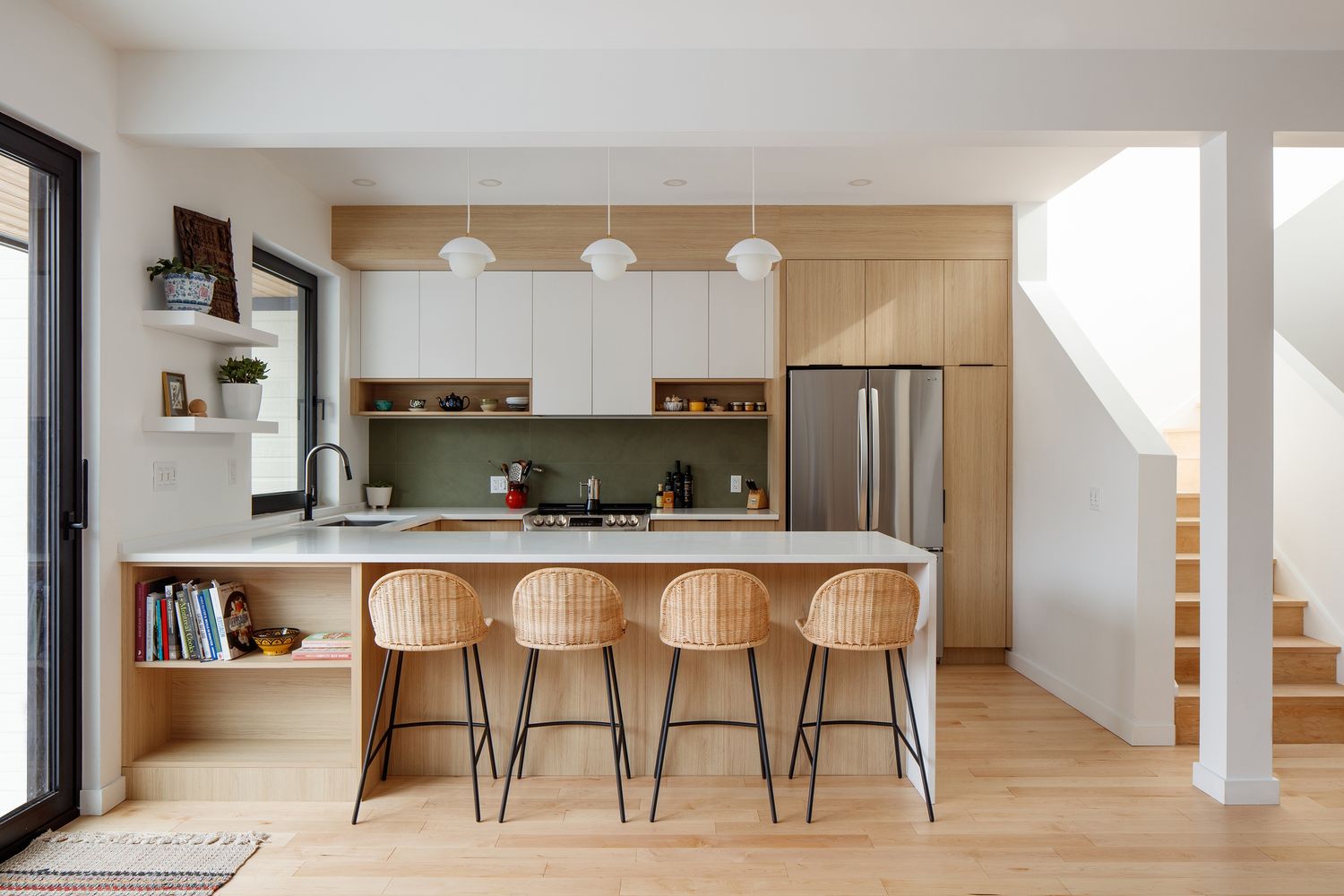 Kitchen from a Second Floor Additions project near Montreal (Greater Montreal) by Studio MMA Architects
