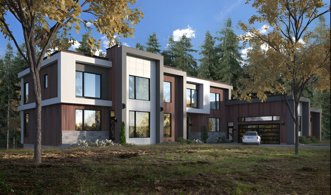 Renderizado en 3D de un proyecto de tipo Viviendas unifamiliares cerca de Ciudad de Quebec - Lévis por BE3I Ingénieurs