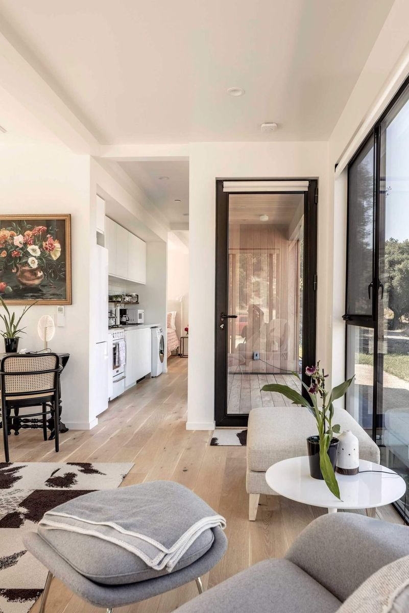 Living Room from a Accessory Dwelling Units (ADUs) project near San Francisco Bay by Connect Homes