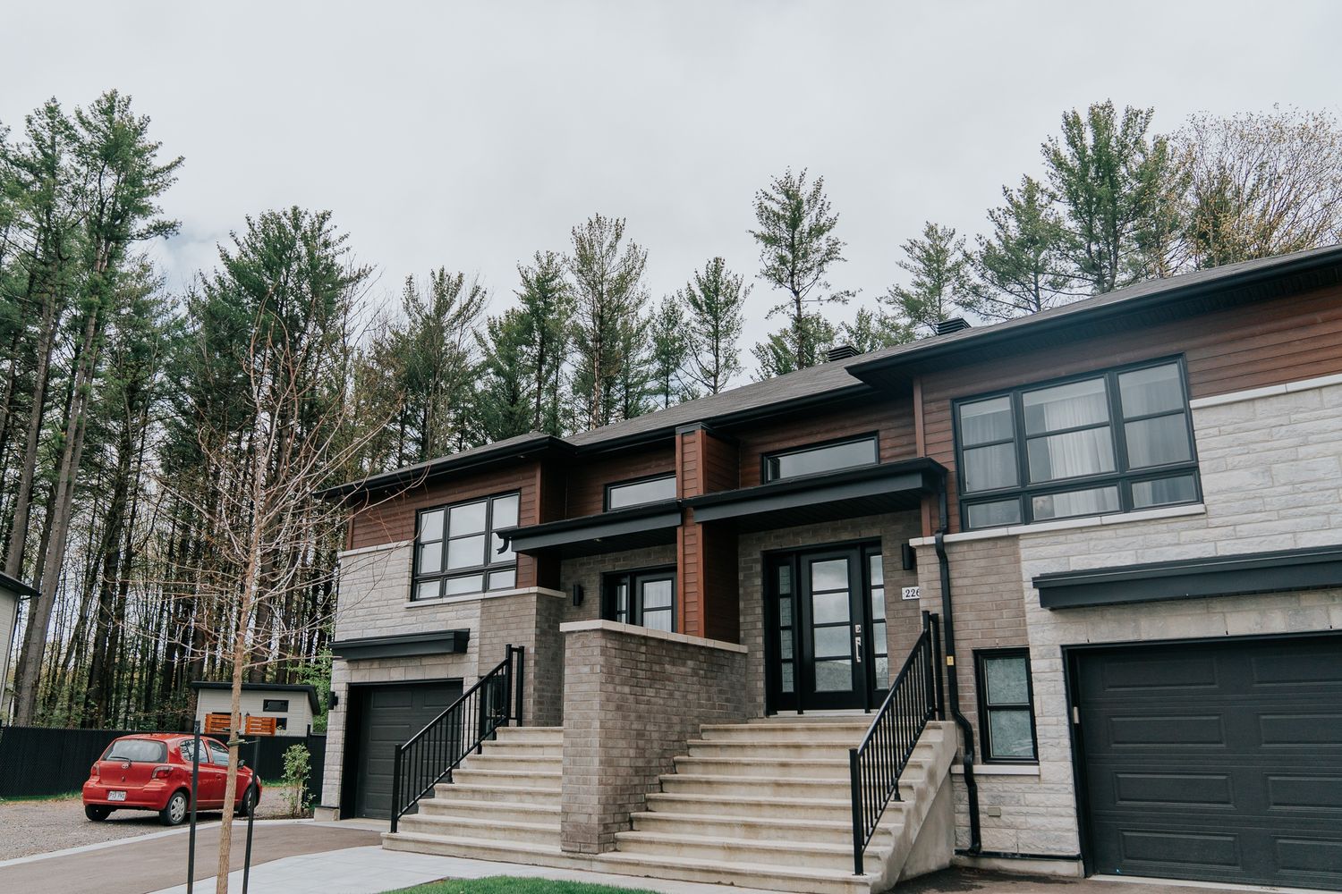 Façade avant d'un projet de Développements immobiliers près de Joliette (Lanaudière) de TRÉMÄ