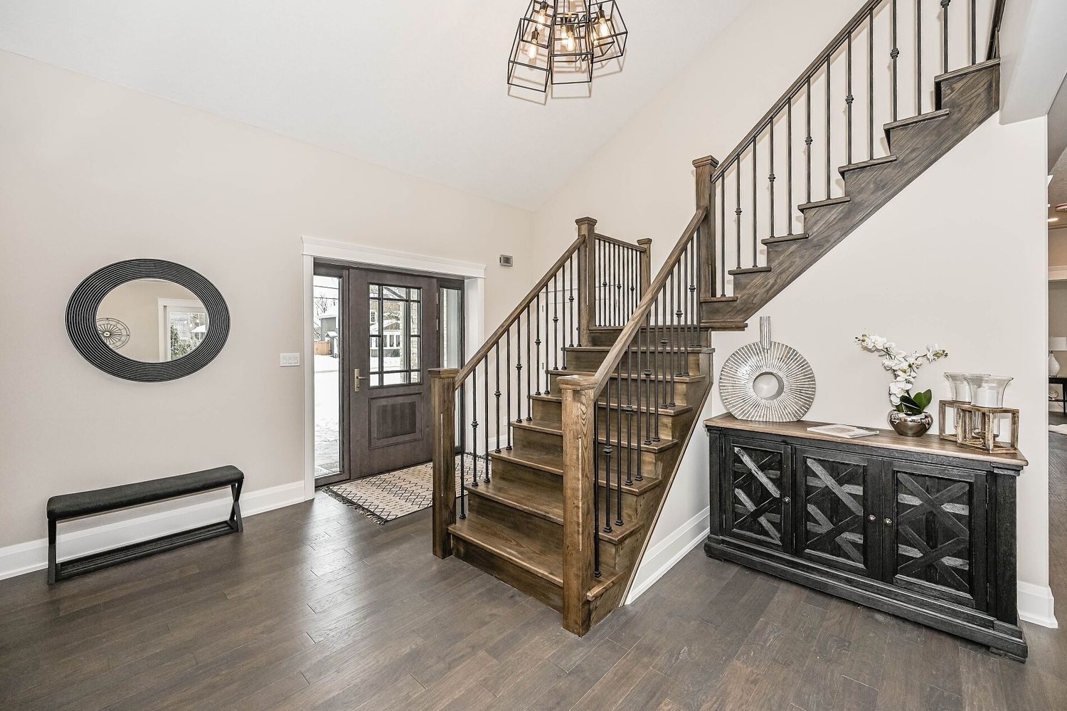 Escaliers d'un projet de Maisons unifamiliales près de Kitchener - Cambridge - Guelph de Quantum Passivhaus