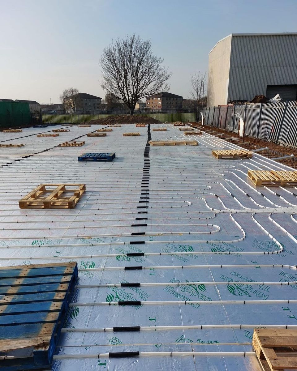 Travaux - Intérieur d'un projet de Planchers chauffants hydroniques près de New York-Newark-Jersey City de Next Level Underfloor Heating and Screed Solutions