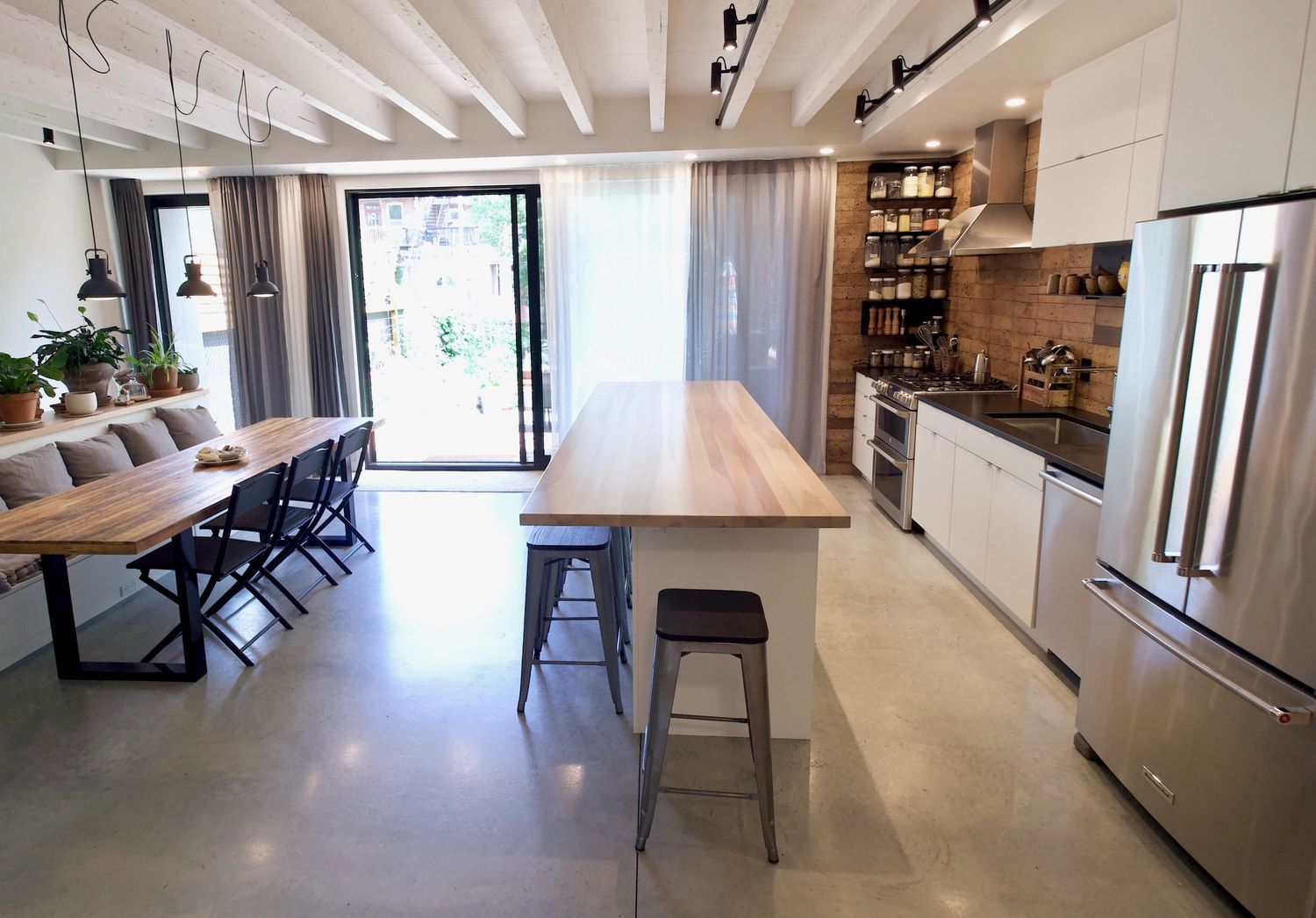 Kitchen from a Home extensions project near Montreal (Greater Montreal) by À l' Aube - Design Studio & Kitchen Specialist