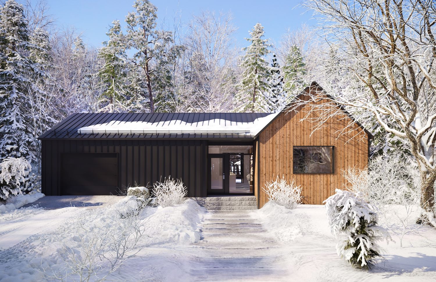 3D Rendering from a Single family homes project near Saint-Jerome (Laurentides) by Belvedair