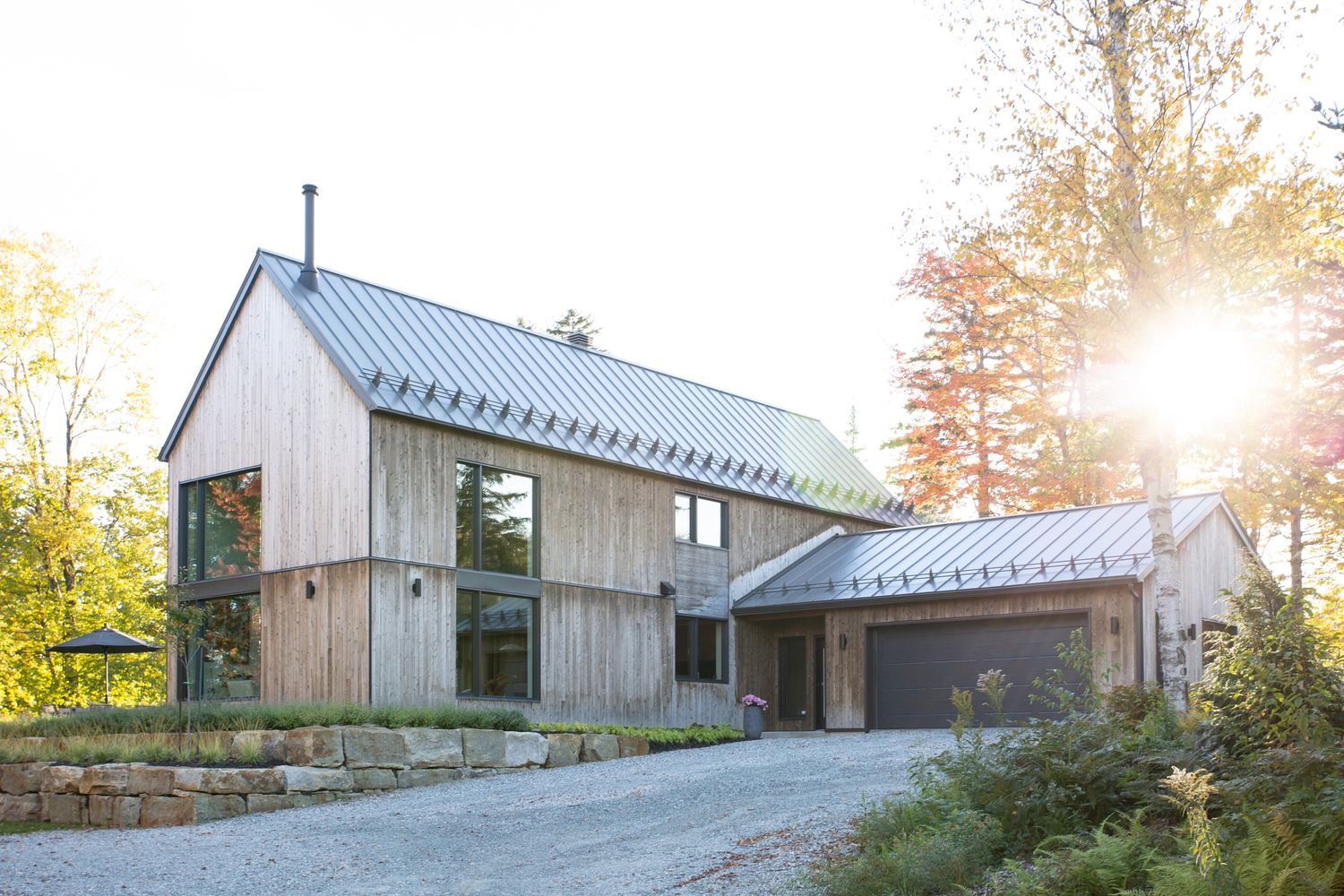 House Exterior from a Single family homes project near Sherbrooke (Estrie) by UrbanEco Construction