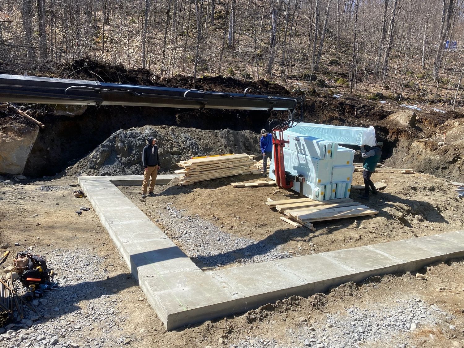 Wall Construction from a ICF Construction project near Saint-Jerome (Laurentides) by psb