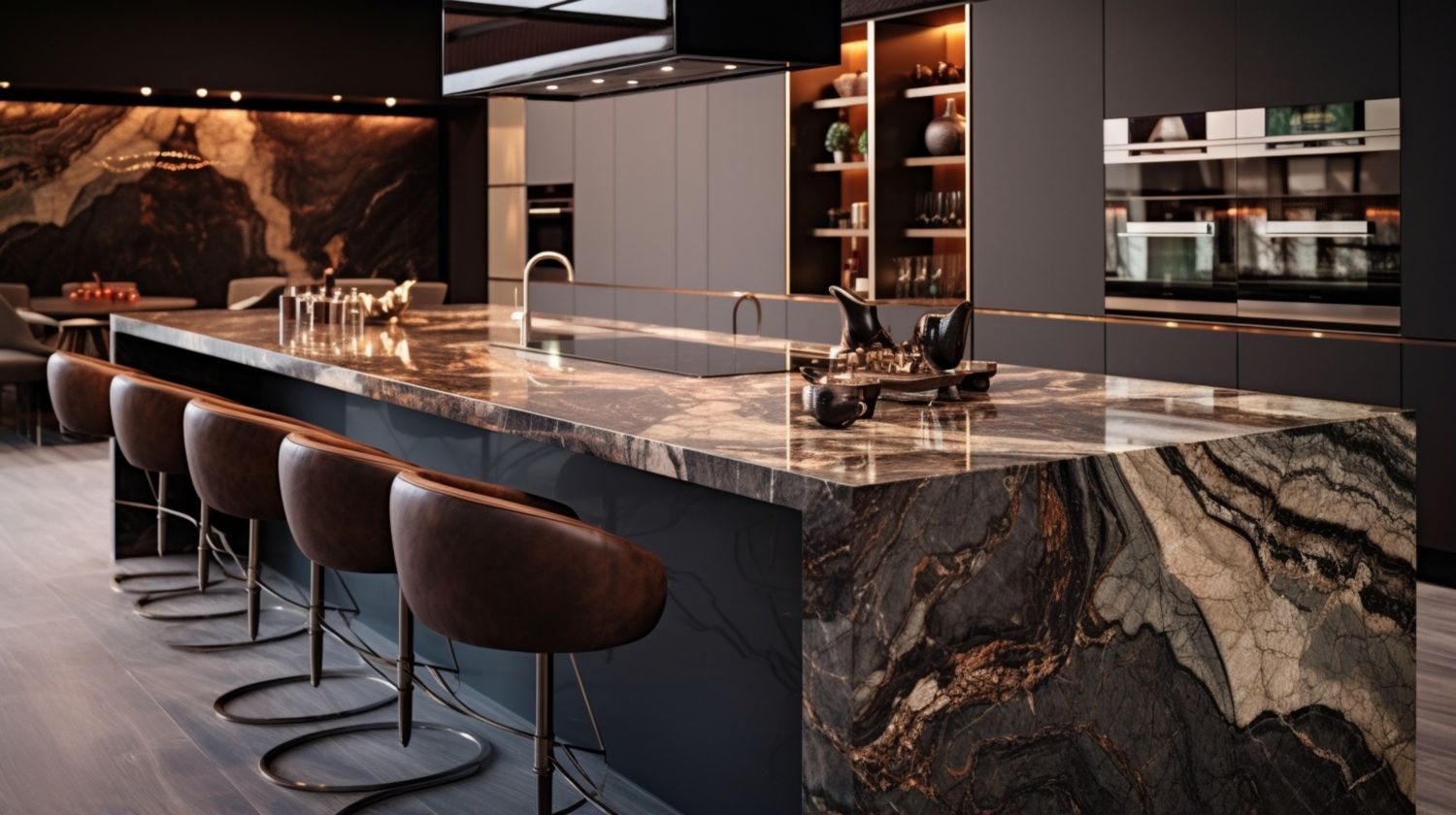 3D Rendering from a Kitchen cabinets project near Montreal (Greater Montreal) by Les Beaux Lieux Design