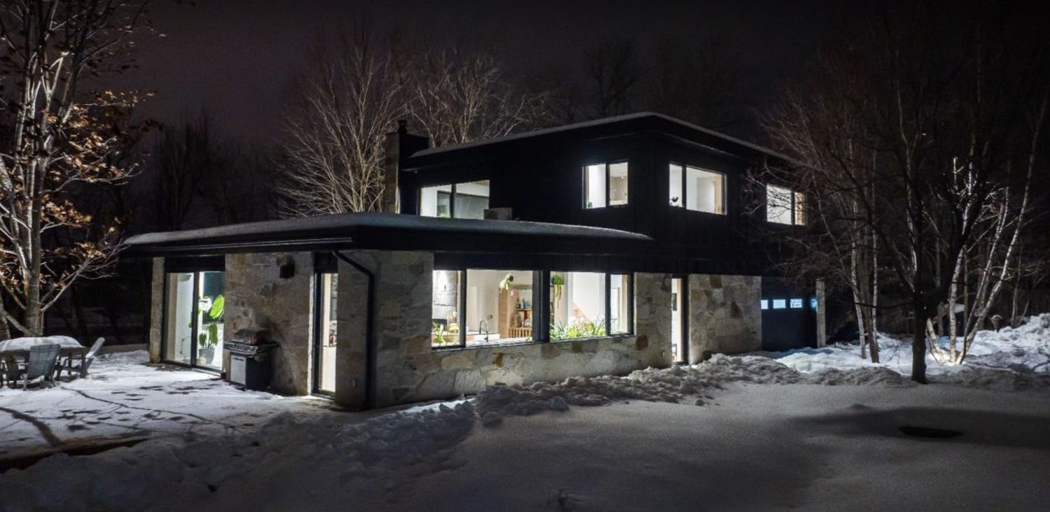 House Exterior from a Single family homes project near Sherbrooke (Estrie) by Construction Latulippe