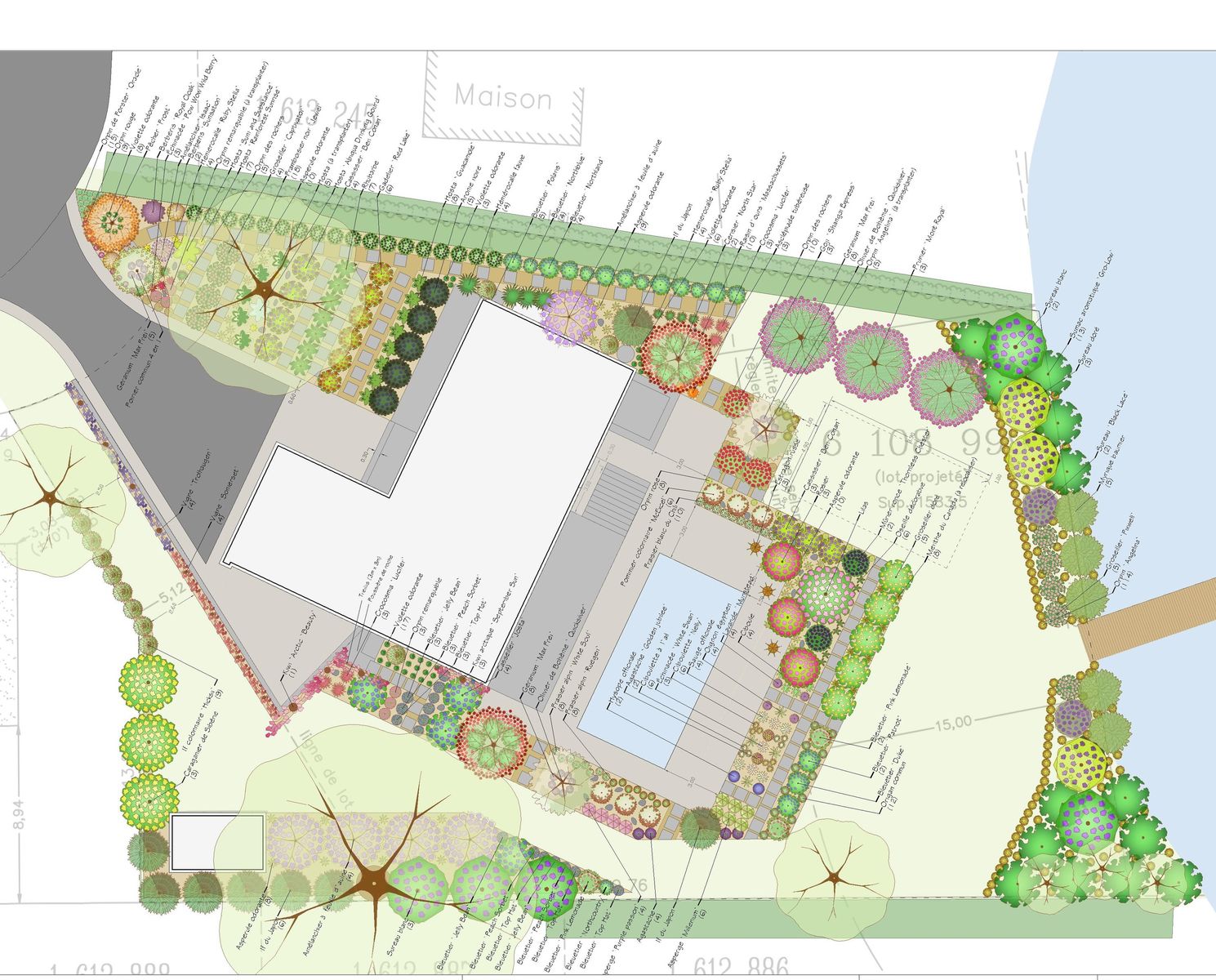 Landscaping Plan from a Landscaping project near Montreal (Greater Montreal) by Paysage gourmand