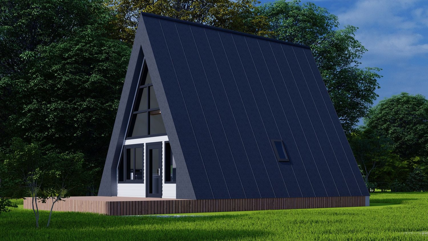 Renderizado en 3D de un proyecto de tipo Viviendas unifamiliares cerca de Detroit por Aspax construction