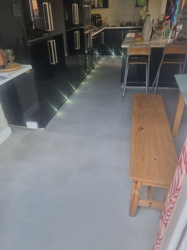 House Construction Interiors from a Concrete floor finishes project near New York-Newark-Jersey City by Next Level Underfloor Heating and Screed Solutions
