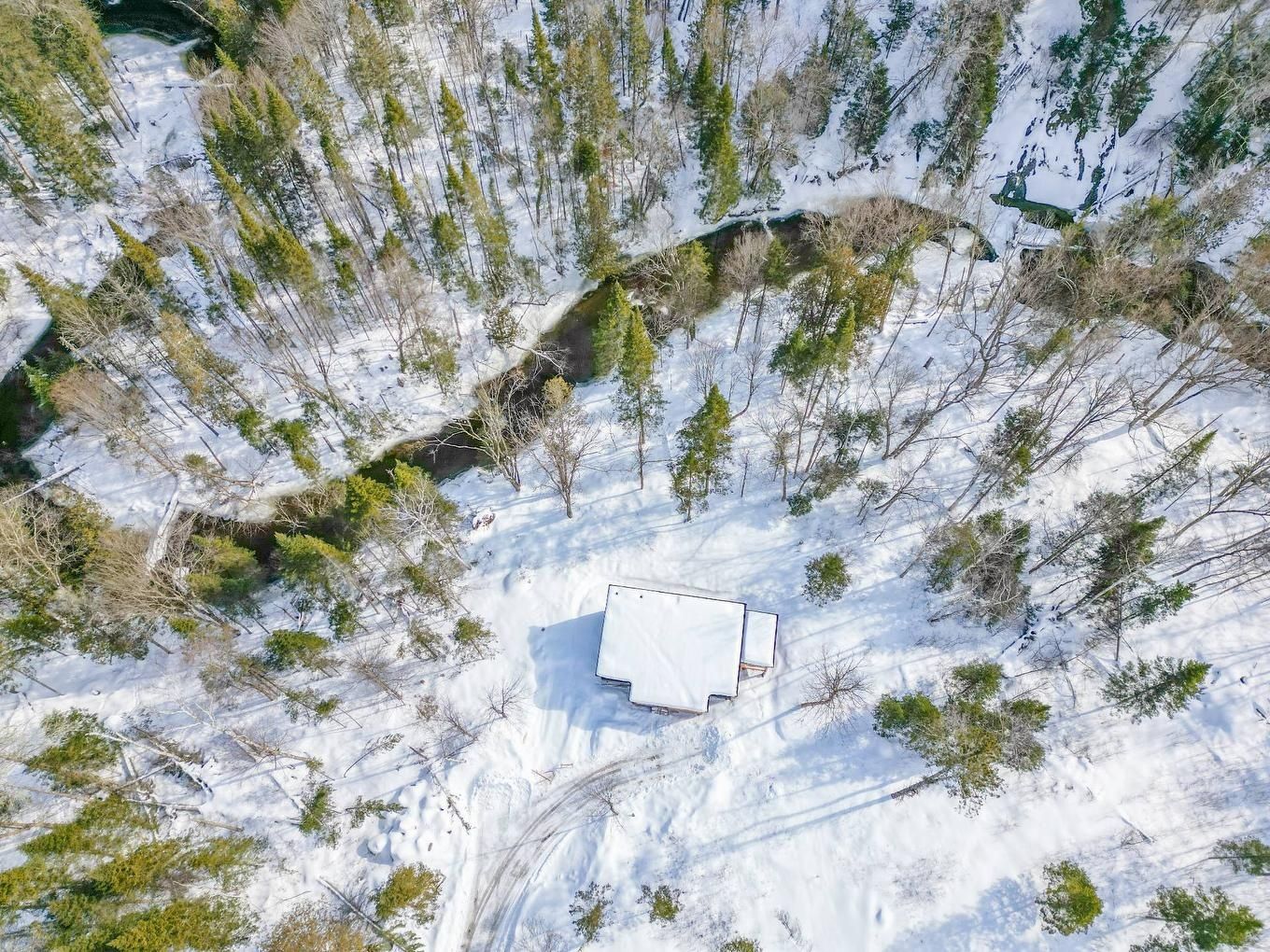 Aerial view from a Real Estate Developments project near Saint-Jerome (Laurentides) by Belvedair