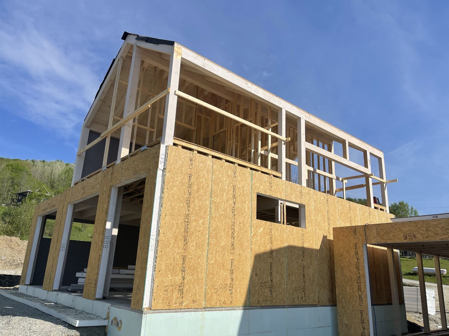 Construcción de muros de un proyecto de tipo Condominios, apartamentos cerca de Sherbrooke (Estrie) por Construction Latulippe