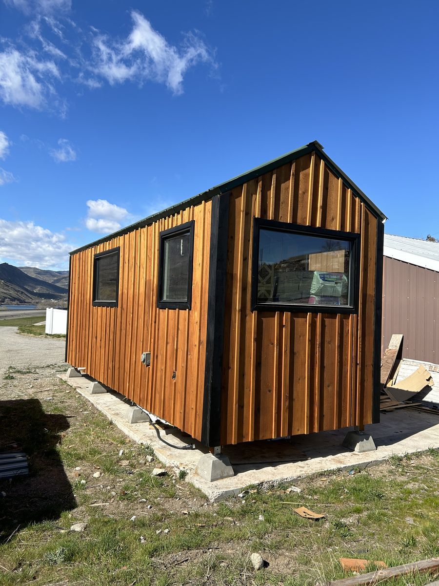 House Exterior from a Tiny Houses project near Seattle - Tacoma - Olympia by OMARC Design