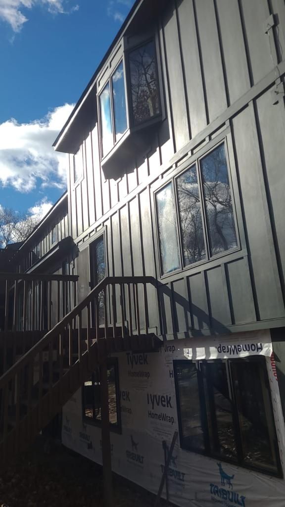 House Construction Exteriors from a Multi-family and high-rise Buildings project near Newark - Jersey City by NJ Vinyl Siding and Home Improvement