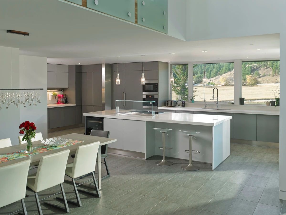 Kitchen from a Prefab and Modular Houses project near Victoria by Island Cedar Homes