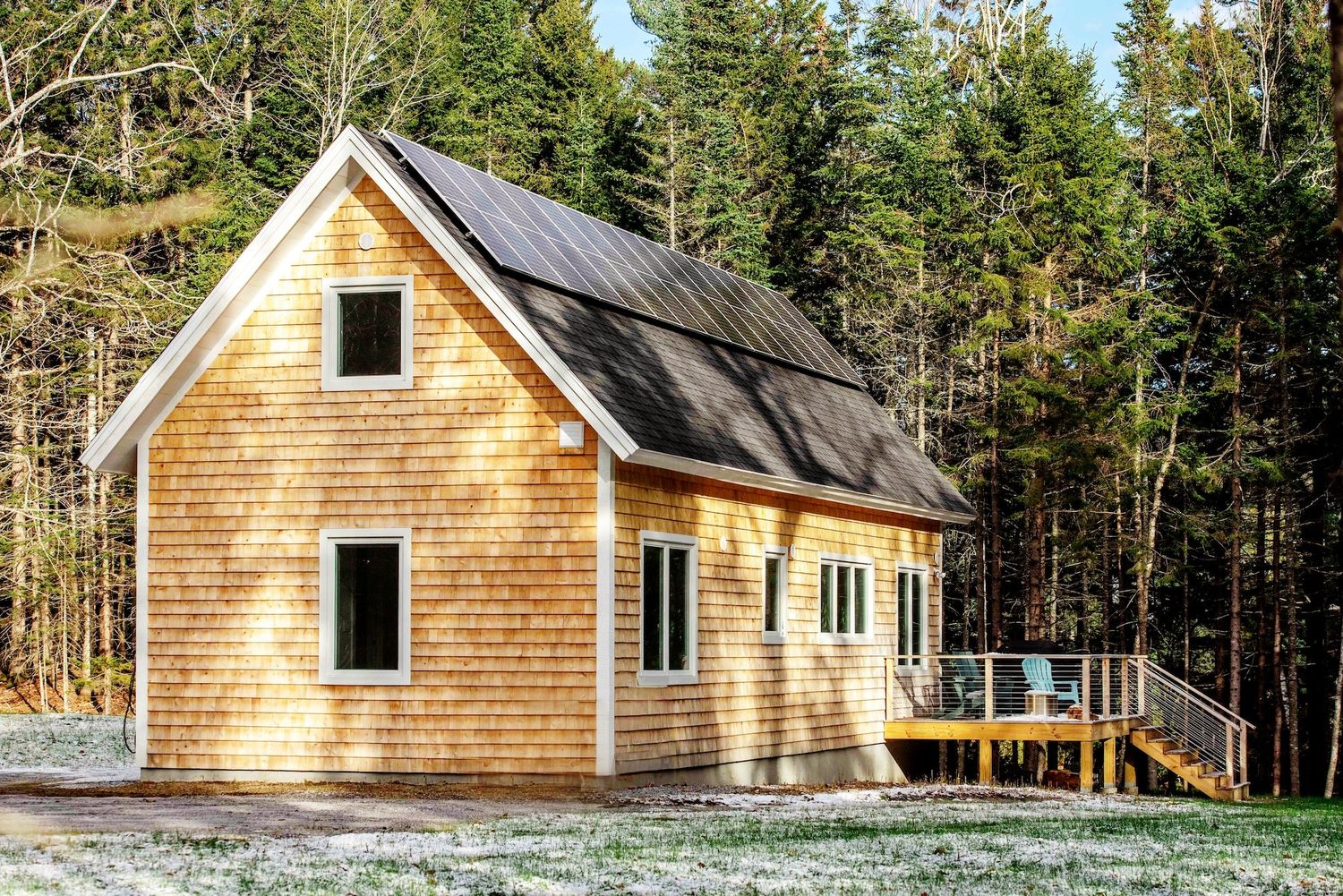 Fachada frontal de un proyecto de tipo Viviendas unifamiliares cerca de Bangor por Brightbuilt Homes