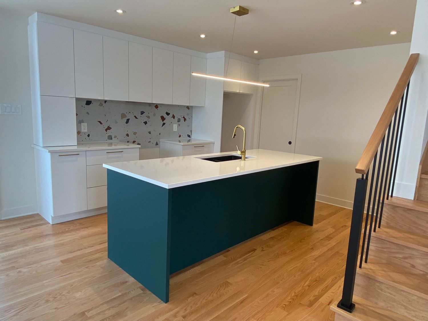 Kitchen from a Single family homes project near Granby - Bromont - Cowansville by GAÉTAN SIROIS CONSTRUCTION INC