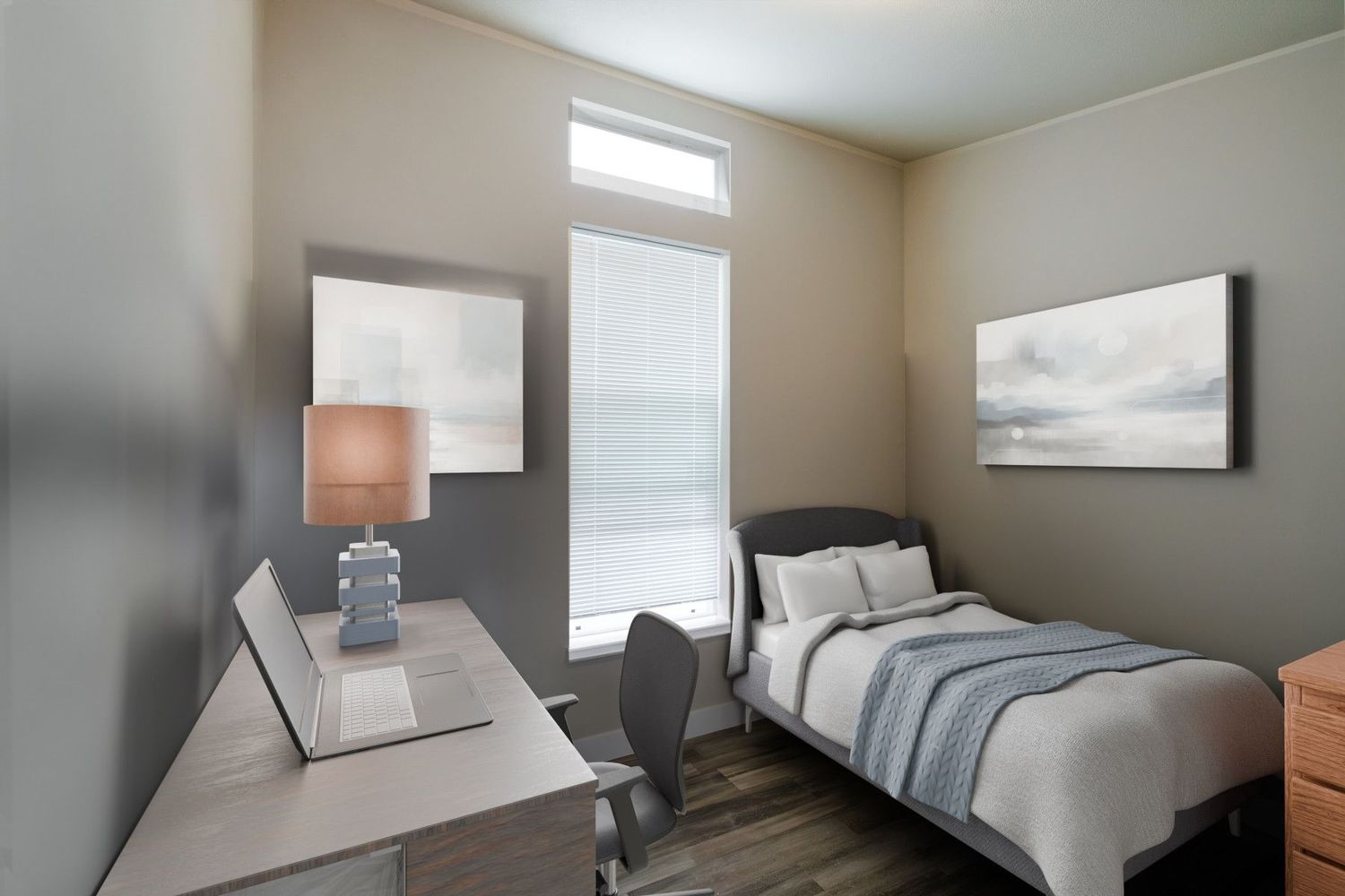Renderizado en 3D de un proyecto de tipo Unidades de vivienda accesorias (ADU) cerca de Palm Springs por Homes Direct